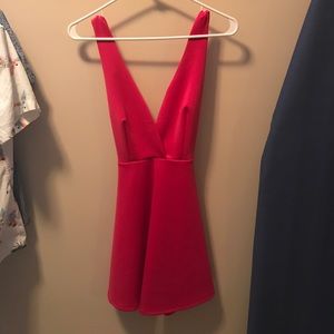 Nasty Gal cross back skater dress